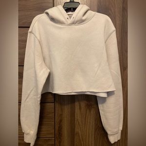 Fleece Cropped Hoodie